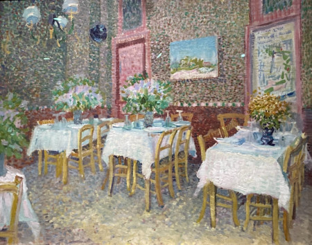 神戸・大ゴッホ展（レストランの中）